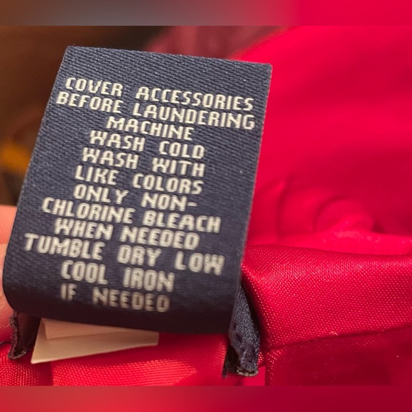 CHAPS Special Occasion RED Satin Look Ruffle Dress SZ-12 months - Picture 7 of 10